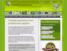 Tablet Screenshot of football-capper.com